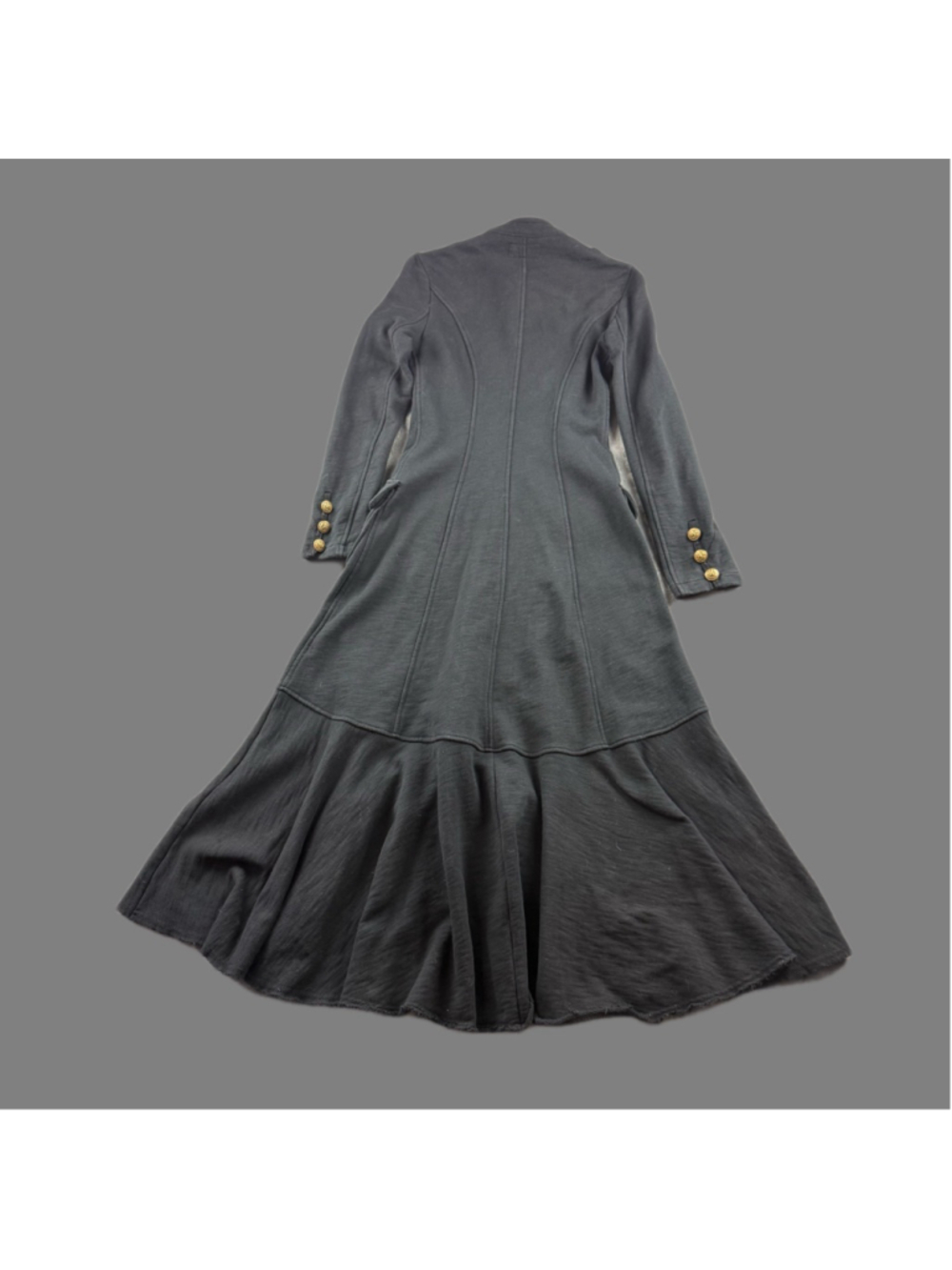Ralph Lauren Denim & Supply Military Maxi Coat Dress Women M Gold Button Gothic - Picture 14 of 14
